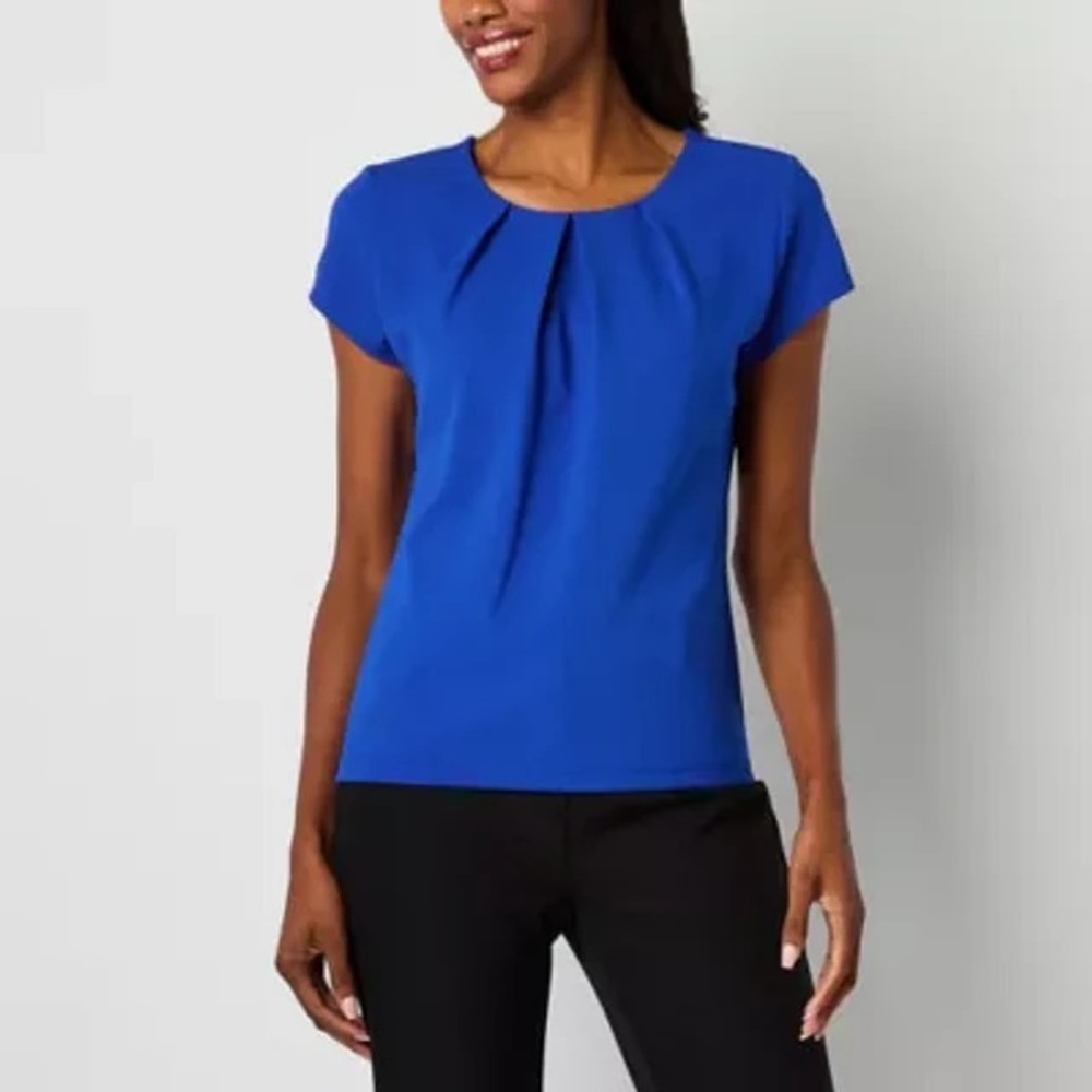 💙Banana Republic Royal Blue Cap Sleeve Blouse-Office-Size S